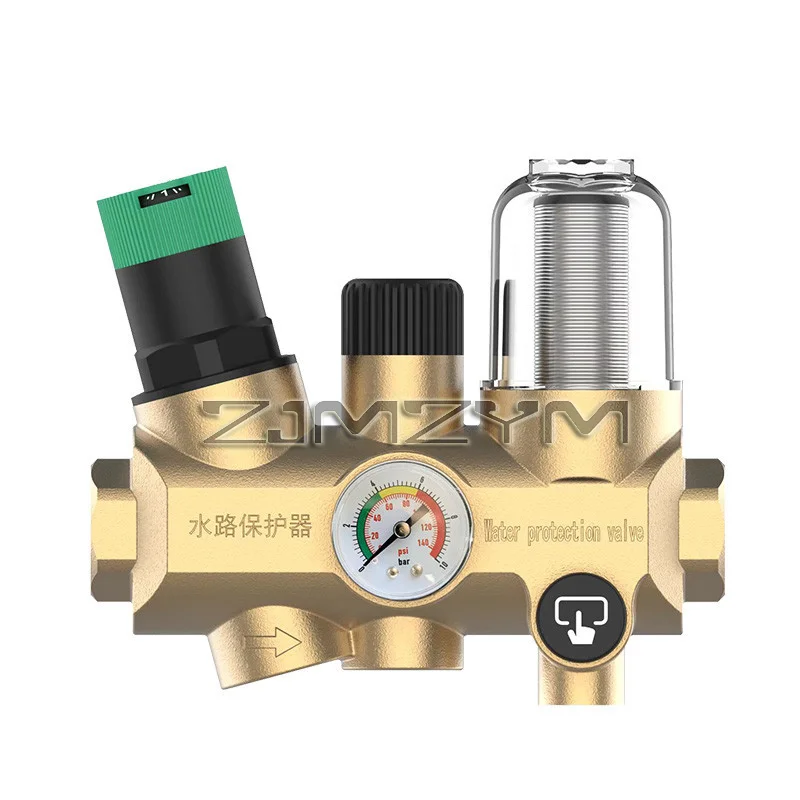 Pressure Reducing Valve Safety Valve for Water Softener Descaler, Pre-filter Regulating Valve，DN15/DN20 Interface