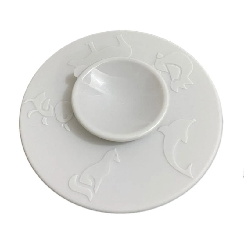 

Double sided Strong Suction Cup Tableware Baby Feeding Anti slip Pads Securely Your Babies Dishes in Place 3 Color 4XBC