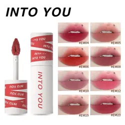 INTO YOU Lip Gloss Women Makeup Matte Velvet Lipstick Waterproof Long Lasting Red Lip Tint Lip Glaze Cosmetics 27 Colors