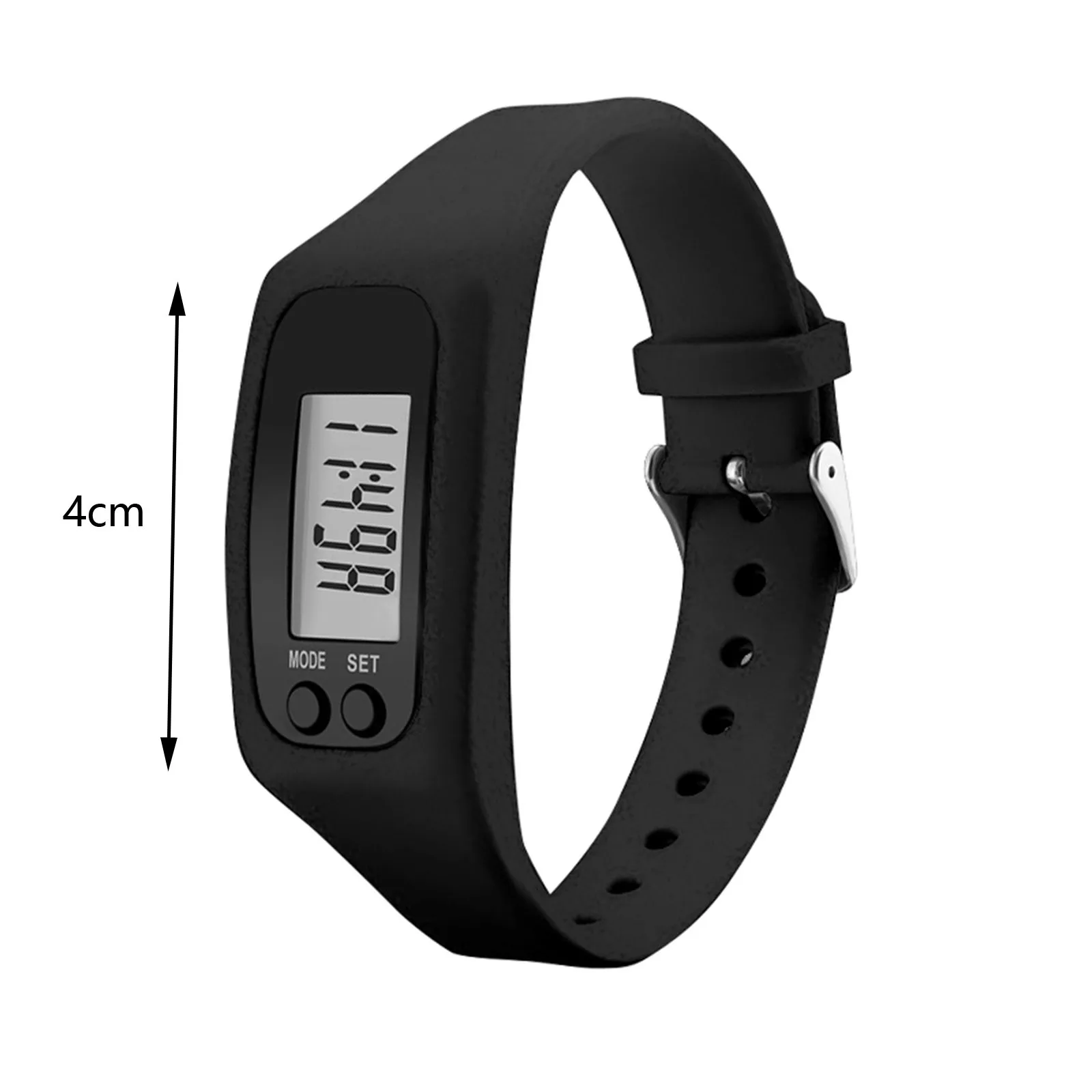 Stappenteller Horloge Met Lcd-Display Lopen Fitness Digitale Horloges Stap Tellen Outdoor Sport Vrouwen Elektronisch Horloge