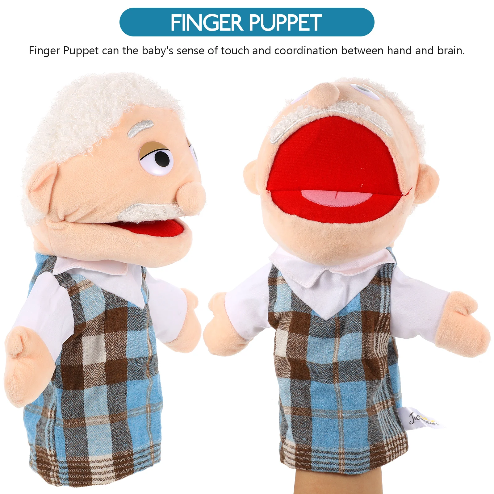 Character Hand Puppet Educational for Story Telling Figure Decorative Children Puppets Adults Puzzle Realistic