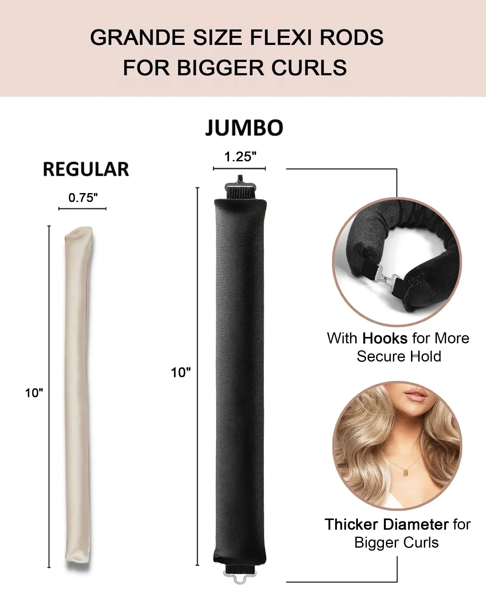 3 pezzi Heatless Curling Rod Satin Blowout Bigodini pigri overnight Blowout rolls Sleep Hair Styling Fascia per donne Ragazze