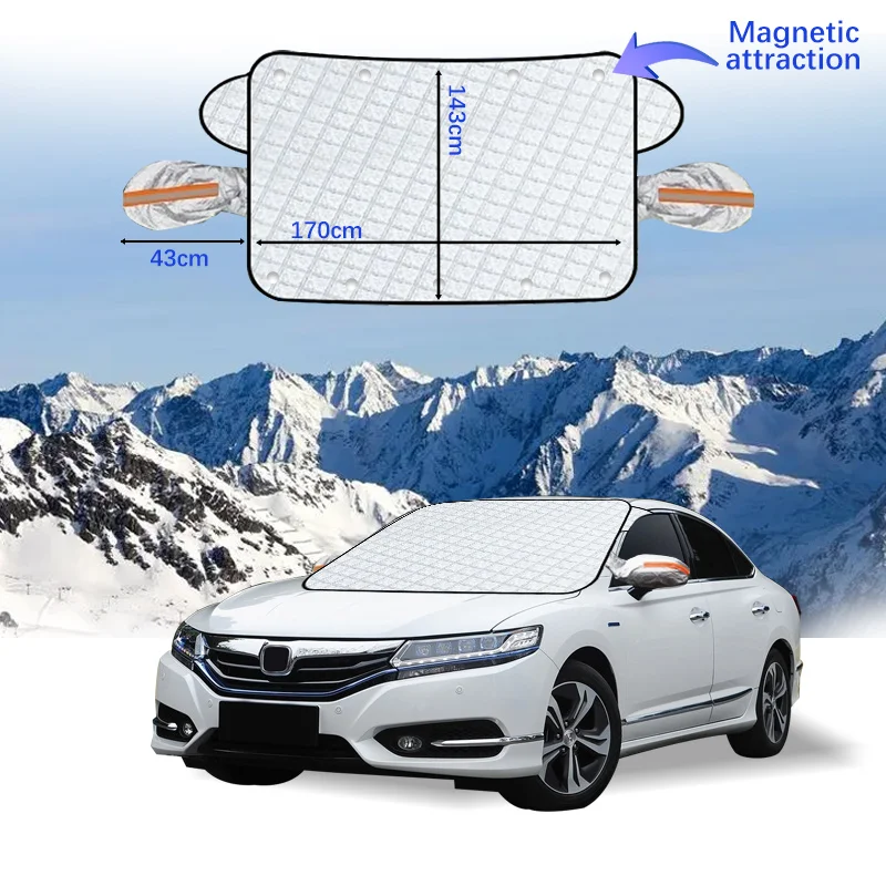 

Car Windshield Cover Magnet Winter Window Snow Shield Anti Frost Auto Front Window Snow Cover For Honda Spirior