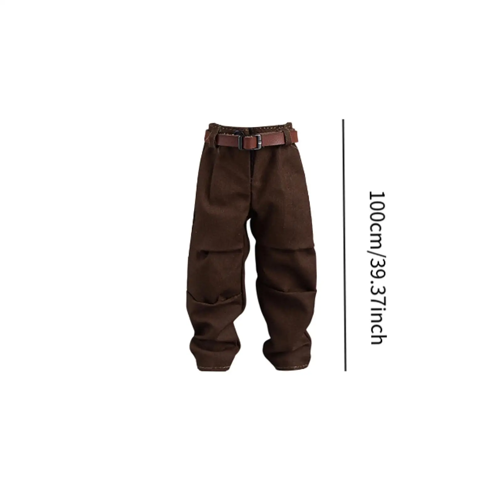 1:12 Scale Harem Pants and Belt,Action Figures Clothes,Casual Miniature Doll Costume for 6'' Action Figures Accessory Costume
