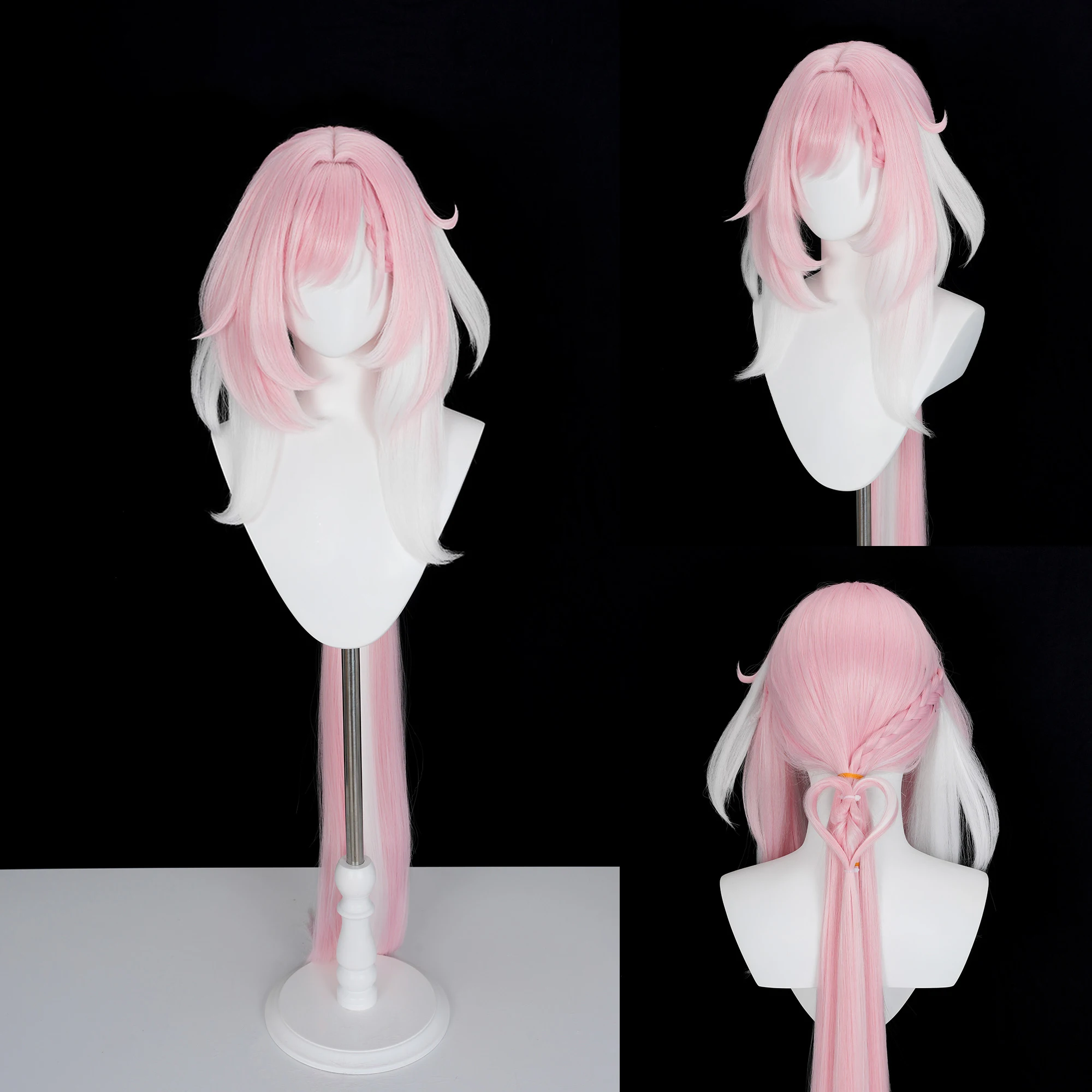 Game Honkai Impact 3 Elysia Cosplay Pruik Elysian Realm Ellie Miss Pink Elf Erishia Lang Haar Voor Hallowmas Party Volwassen Vrouwen