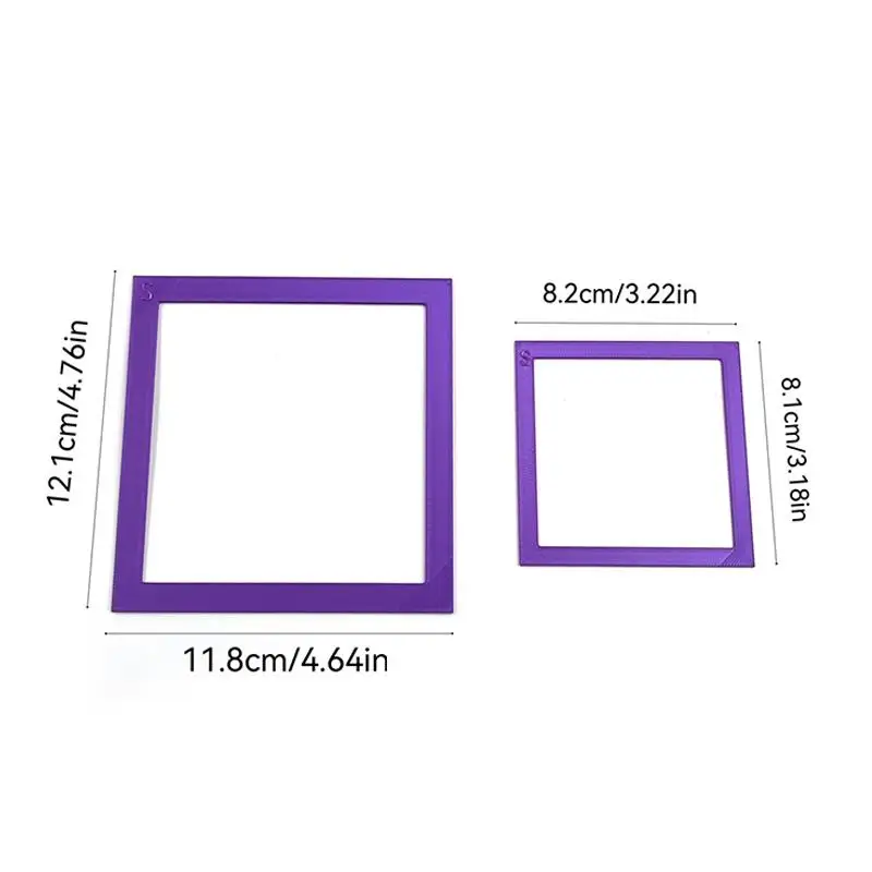 2Pcs For Cross Embroidery DIY Accessories Reusable Positioning Tools Colorful Magnetic Rhinestone Painting Frames