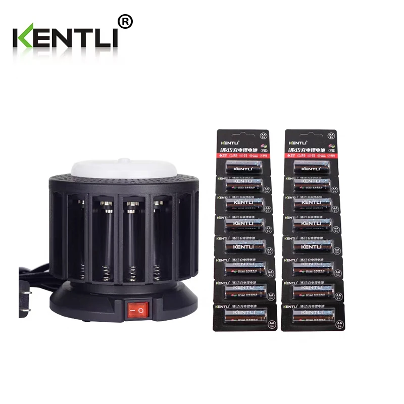 

KENTLI1.5V 3200/900mWh Lithium-ion battery aa rechargeable battery for microphone electric toy wireless mouse & aa aaa charger