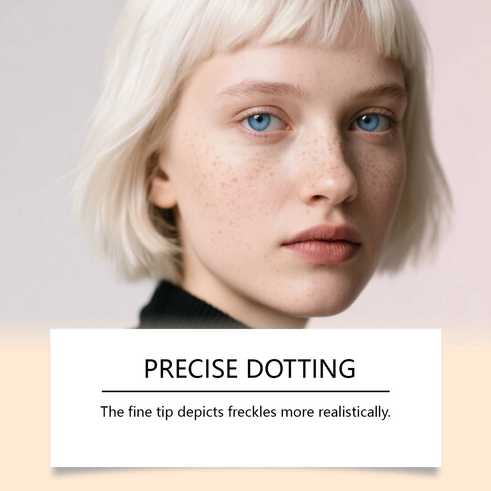 قلم النمش المزيف للوجه طبيعي مقاوم للماء محاكاة بقعة وهمية سهلة اللون قاعدة ماكياج سريع الجفاف طويل الأمد أداة تجميل 4 مللي #4