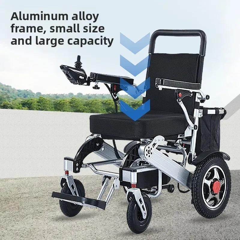 Lightweight Foldable Aluminum Alloy Mobility Scooter 24V Lithium Battery 19mph 150kg Capacity