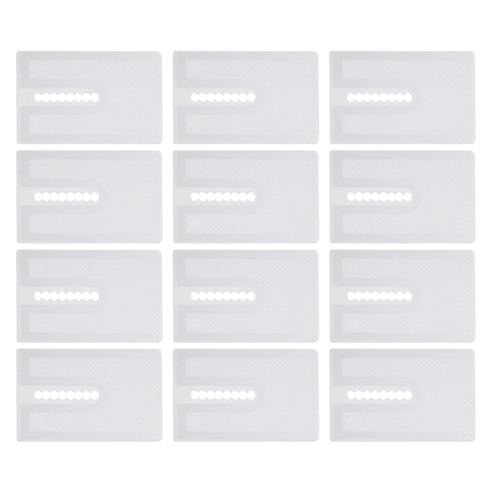 12Pcs Furniture Leveling Shims Heavy Duty Plastic Wedges Easy Installation Table Leveler Blocks for Kitchen Table Desk Uneven