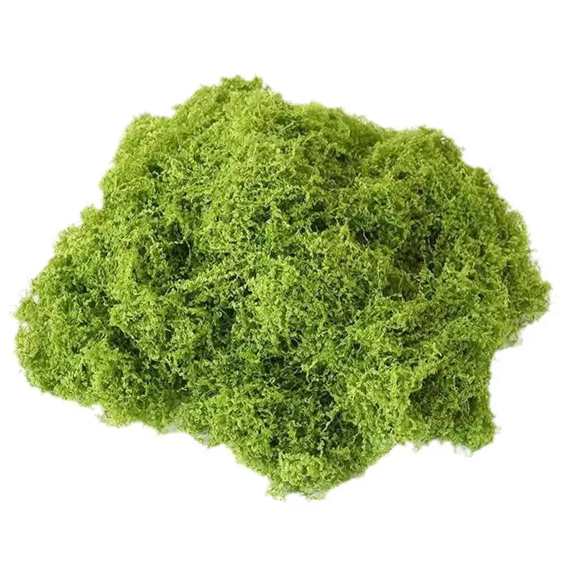 Artificial Moss For Potted Plants 100g Decorative Moss For Projects Breathable Colorfast Fake Moss Artificial Moss