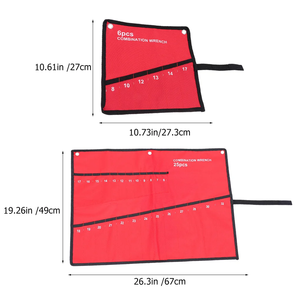 2 قطعة نشمر أداة حقيبة قماش وجع المنظم أداة صغيرة لفة الحقيبة ل الشدات المفكات كماشة وجع المنظم