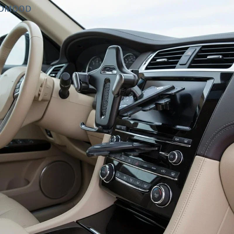 【CR】Suporte para telemóvel para a saída de ar do carro, não obstrui a saída de ar, para que possa desfrutar do conforto do ar condicionado e usar o te