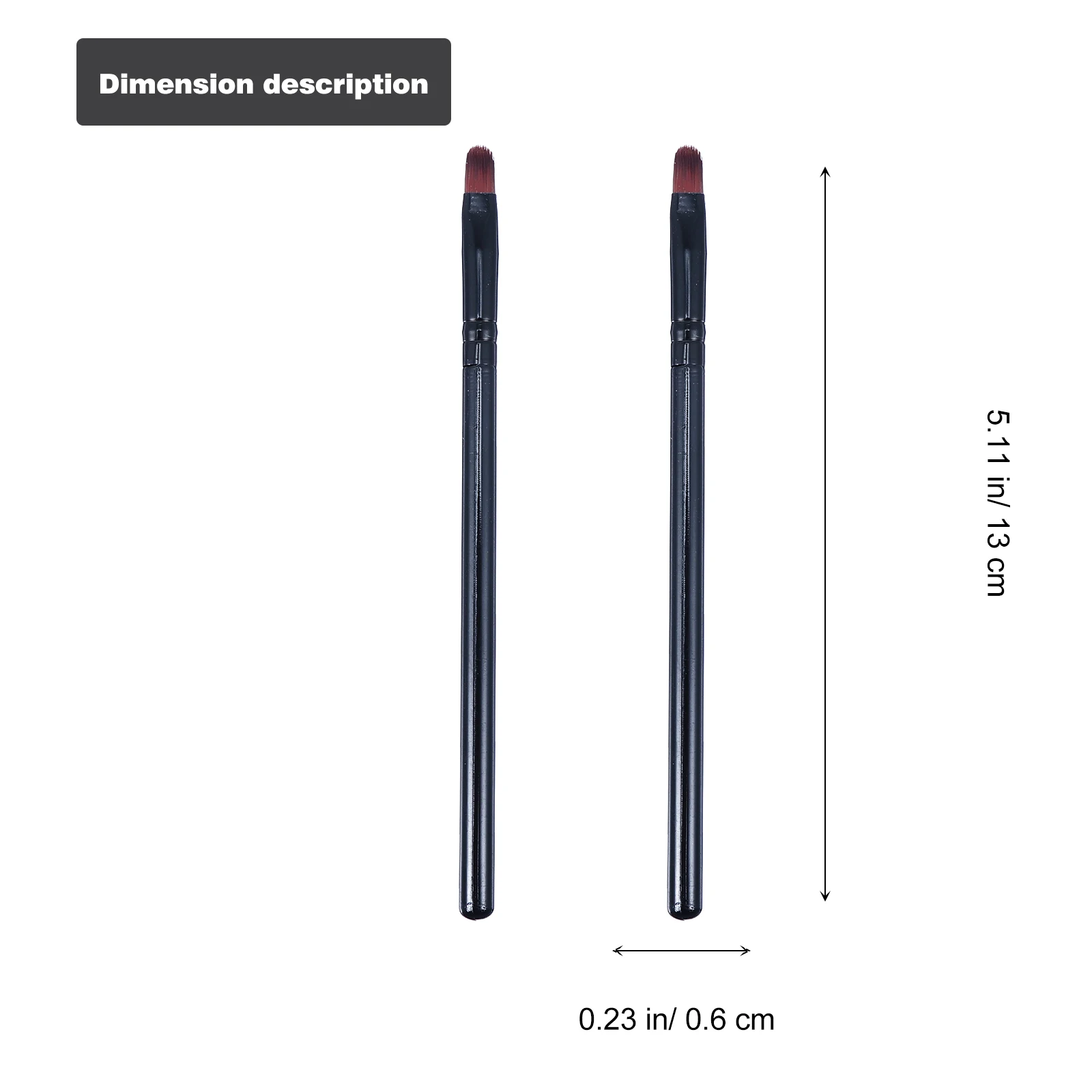 

50pcs Lip Brush Makeup Tool Plastic Lightweight Ergonomic H Dense Bristles Portable Travel Lipstick Applicator GlossEyeshadow