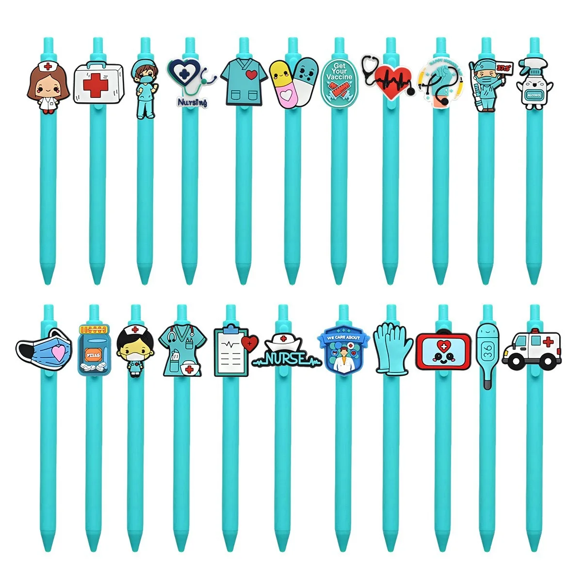 1/5/10Pcs Medical Pen, Nurse Doctor Writing Ballpoint Pen, Nurse's Day Gift Pen, Random Style