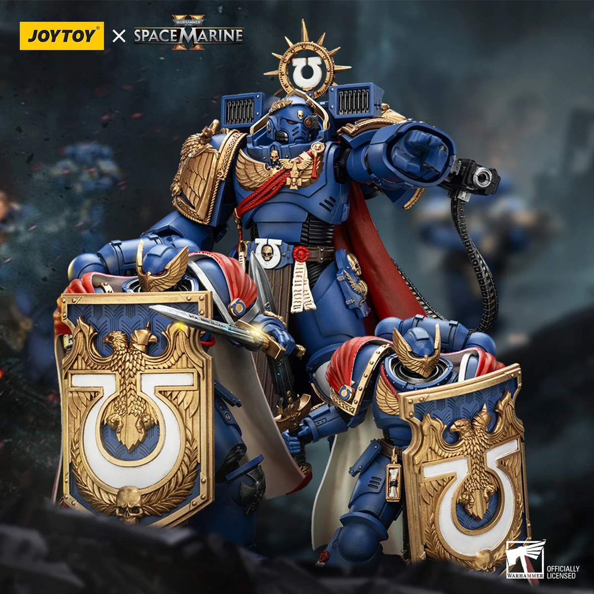 

【Original】JOYTOY 1/18 Action Figure Warhammer 40K Ultramarines Marneus Calgar Chapter Master Victrix Honor Guard Model Toy