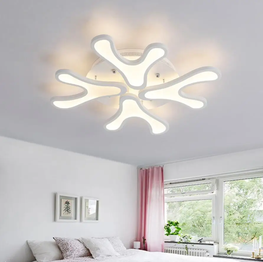 

New Coral-shaped Living Room LED Smart Ceiling Light Postmodern Style Antler Stylish Atmosphere Bedroom Restaurant Ceiling Lamp