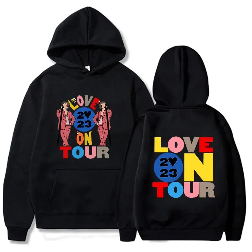 

Толстовка с капюшоном Harry Styles House Love on Tour для мужчин и женщин, эстетичная графическая толстовка, осенняя повседневная толстовка с принтом, модная уличная одежда