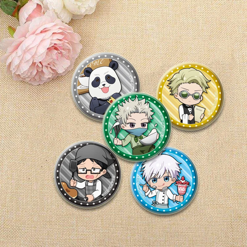 Ryomen Sukuna/Satoru Gojo Anime spille Fushiguro Megumi/Itadori Yuji/Choso Cartoon Badge stampa HD spille rotonde fatte a mano