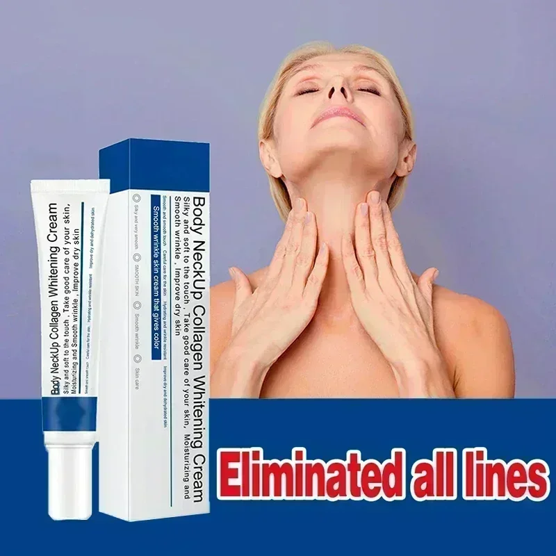 Anti-aging Neck Lines Protein Cream Moisturizing Tightening Lifting For Neck Double Chin Eliminate Neck Fine Lines Skin Care4910