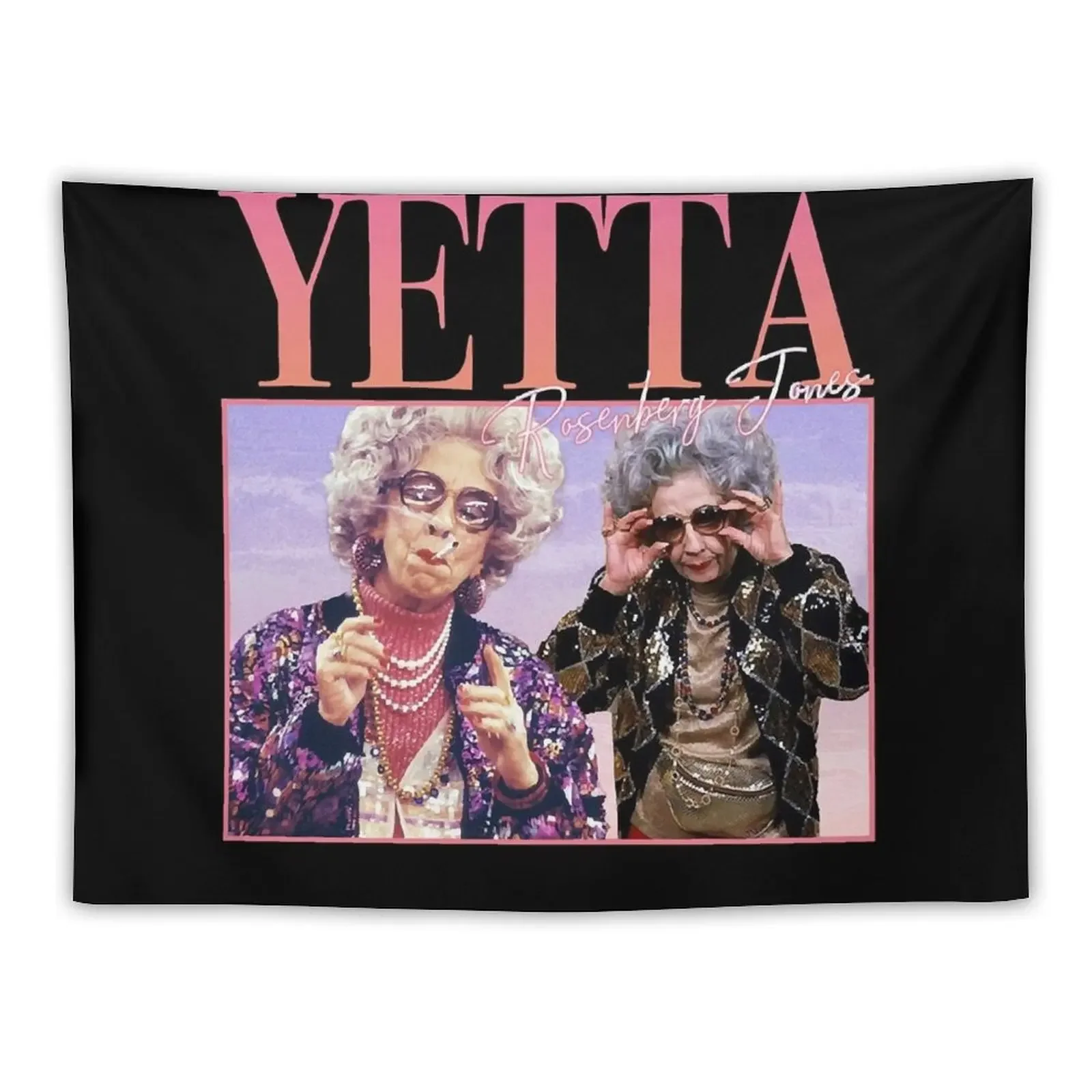 90'S Retro style Yetta Rosenberg Jones Gifts Tapestry Aesthetic Home Decor Aesthetics For Room Tapestry