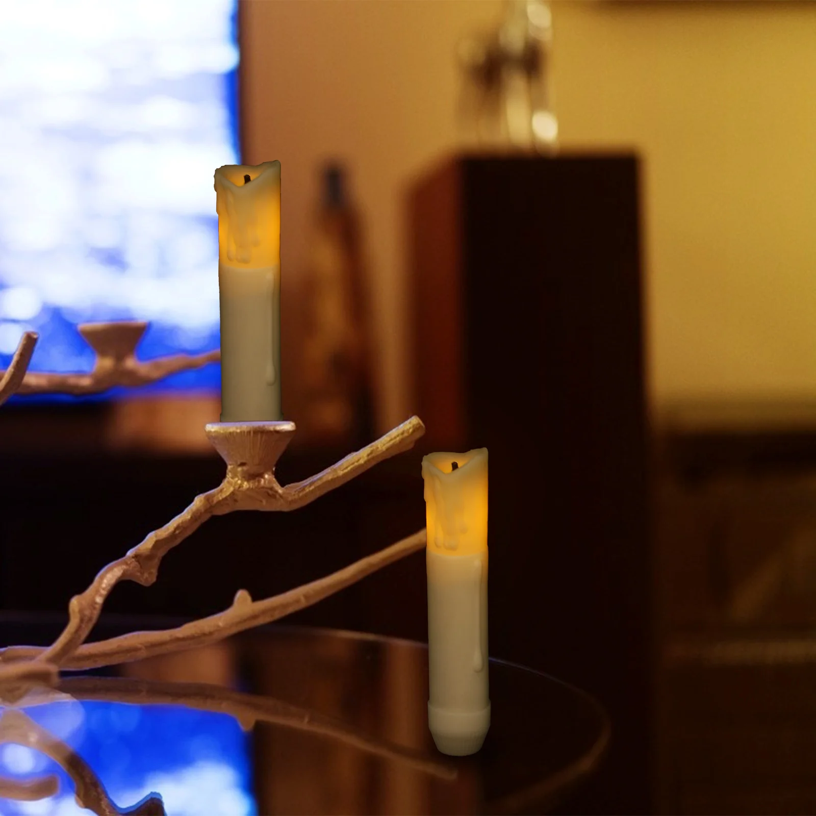 12 قطعة كهربائية وهمية لا حرق لقضاء عطلة بار المنزل استخدام ضوء LED ضوء إلكتروني #5