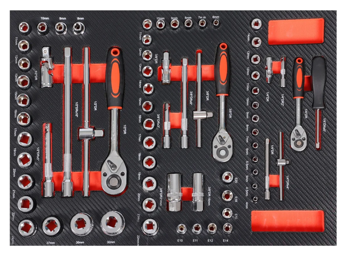 Professional Cr-v Material Sockets 201 Pcs Herramientas Hand Tool Sets Kit For Repair Machine