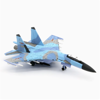 1/144 Scale Military Aircraft Model Chinese Air Force SU-35 Super Flanker Fighter SU35 Alloy Aircraft Model Collection Display