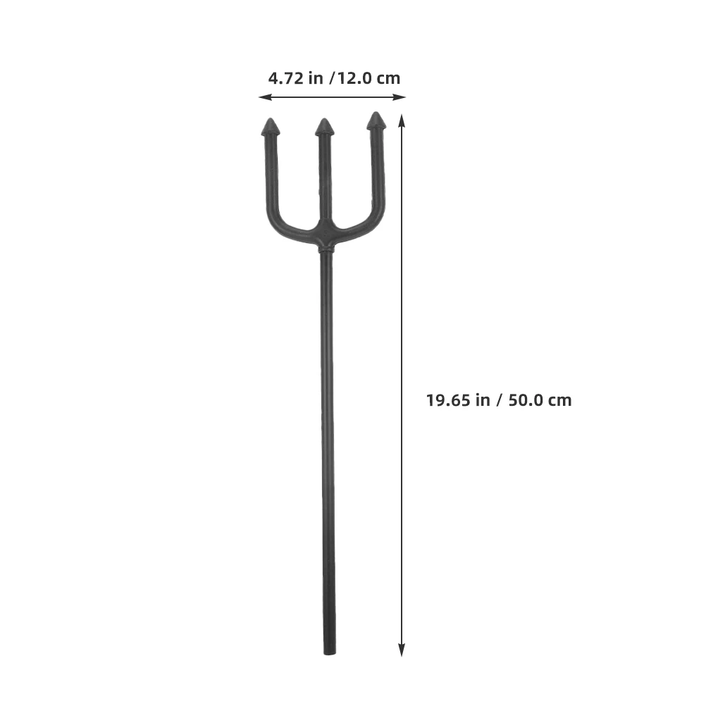 2 pçs passo garfo prop halloween demônio ornamento forte estável diabo garfo para festival masquerade decorativo fontes de festa