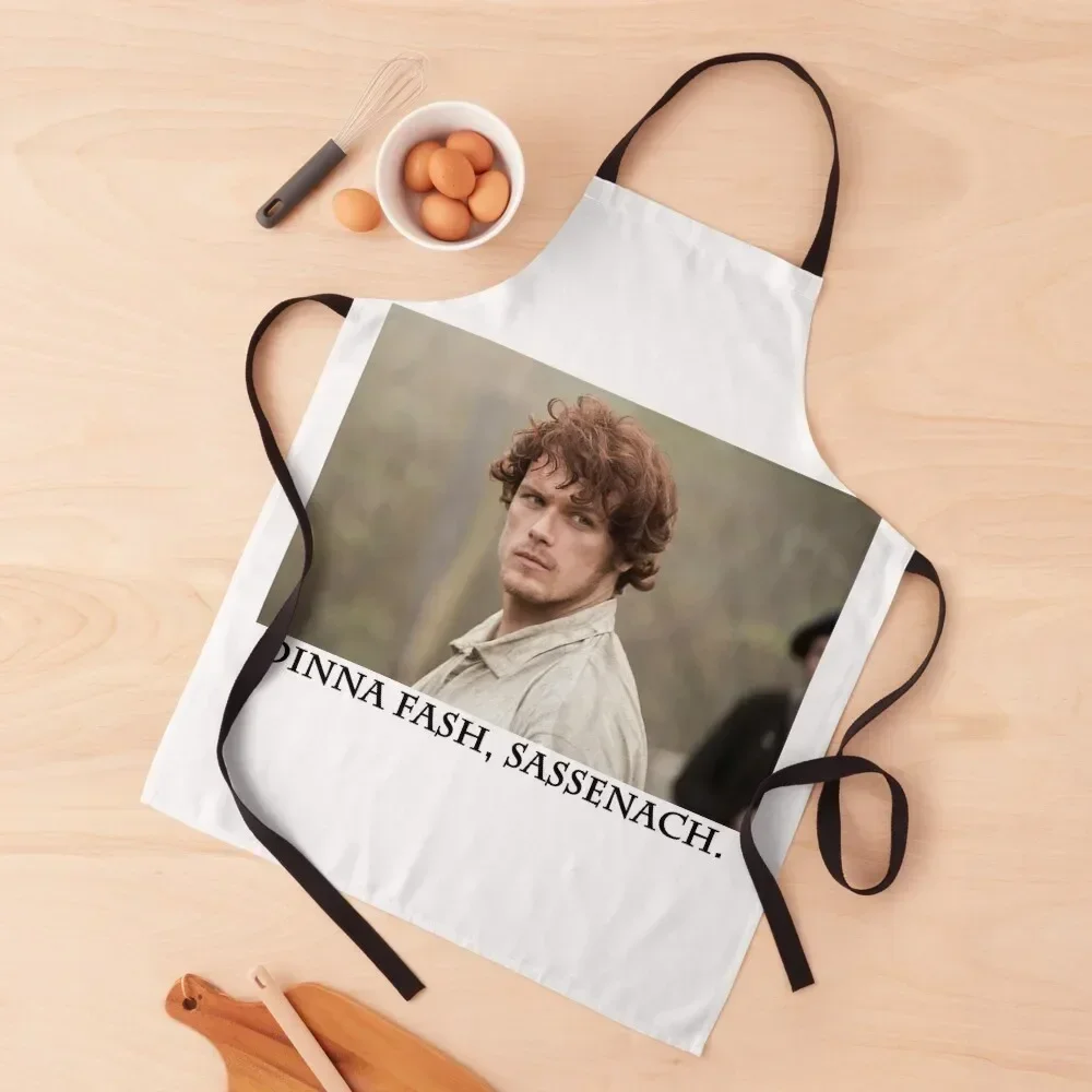 Dinna fash, Sassenach. Apron christmas 2025 Novelties Kitchen And Home Apron