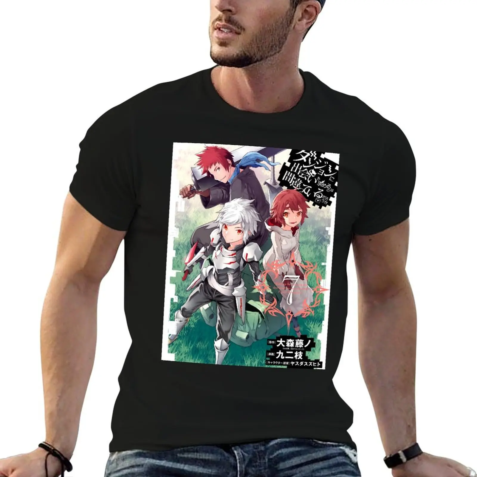 

Danmachi T-Shirt man tshirt cotton t shirt man funny t shirts man T-Shirt