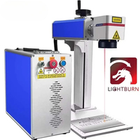 SIHAO Fiber Laser Marking Machine Laser Engraver 30/50W Metal Stainless Steel Cutting Gold Silver Ring Jewelry Engraving Machine