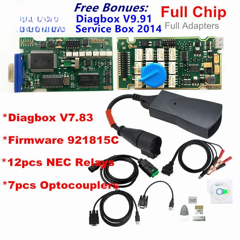 Diagbox V9.91 Full Chips Gold Edge Lexia3 PP2000 PSA XS Evolution V7.83 Lexia For Citroen/Peugeot Super Firmware 921815C Lexia 3