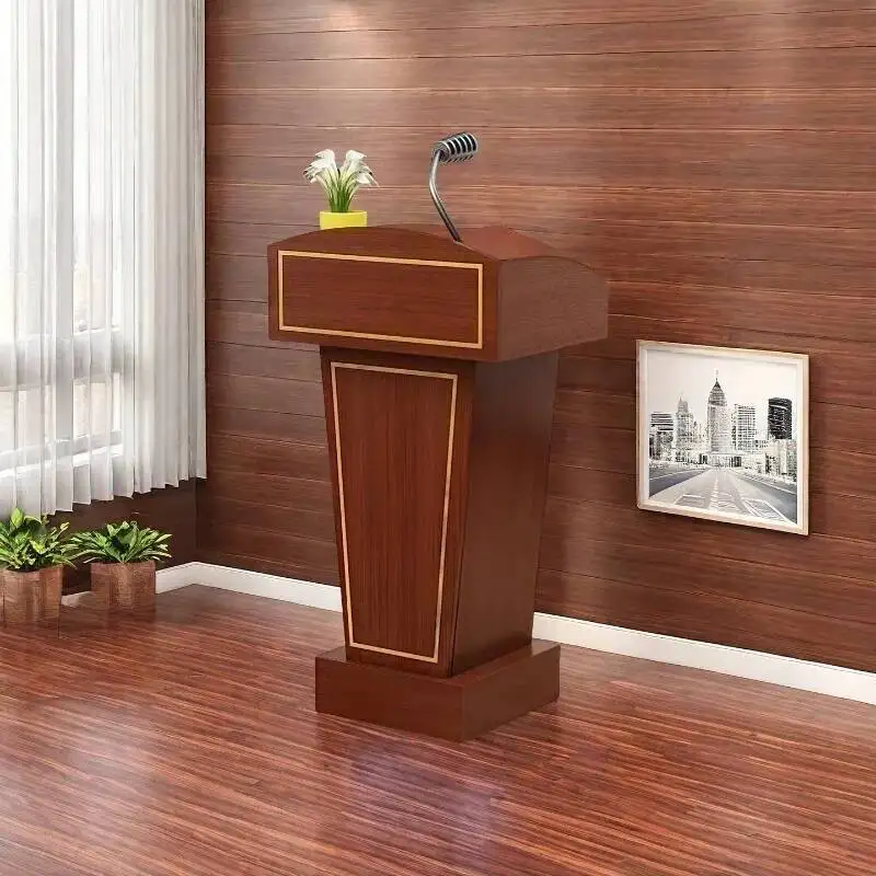 

Speech Stand Reception Lecture Stand Desks Corner Meeting Room Concierge Consultation Bold Table Legs Empfang Theke Furniture
