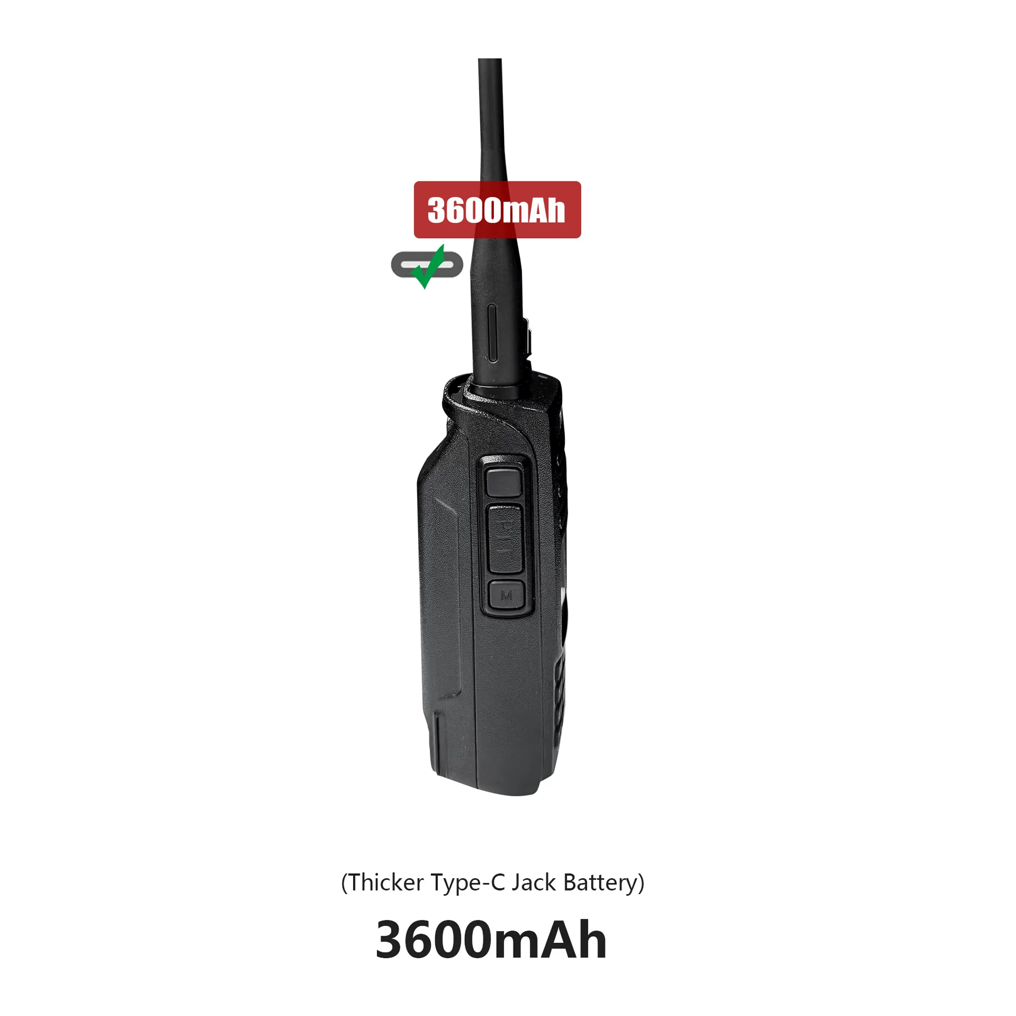 TYT MD-UV390 Plus DMR Digital Radio 3600mAh GPS AES256 Encryption 10W Type-C IP67 Waterproof 390 VHF/UHF Dual Band Walkie Talkie