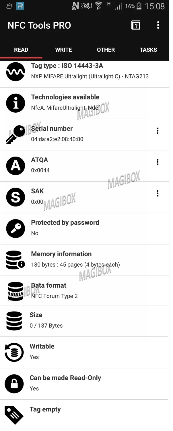범용 NFC 블랭크 스티커, 13.56Mhz NFC 태그 스티커, ISO/IEC14443A, 144 바이트, 1000PCs, 25mm