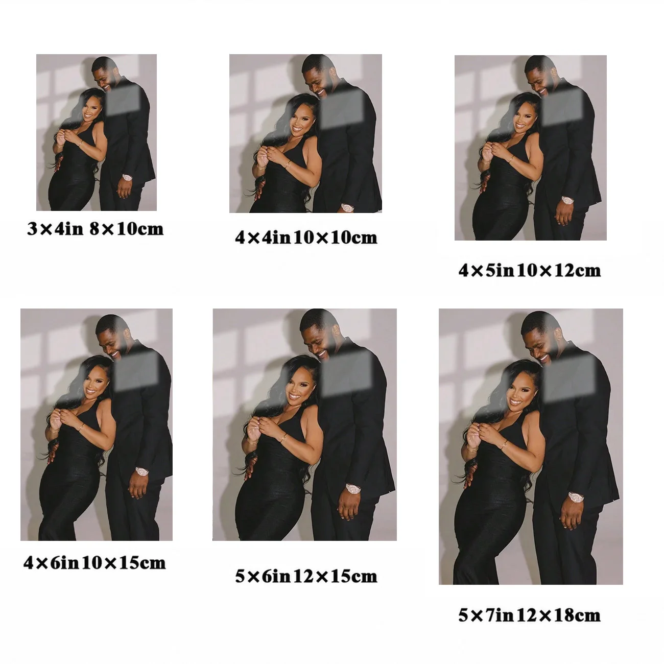 Custom Acrylic Photo Plaque with Couple Picture, Personalized Maternity and Baby Shower Gift