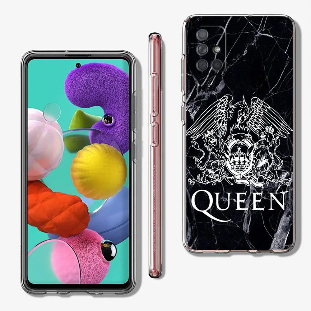 Queen Freddie Mercury Phone Case For Samsung Galaxy A51 A71 A21S A12 A11 A31 A41 A03S A22 A13 A33 A73 A53 A52 A32 5G A23 Cover