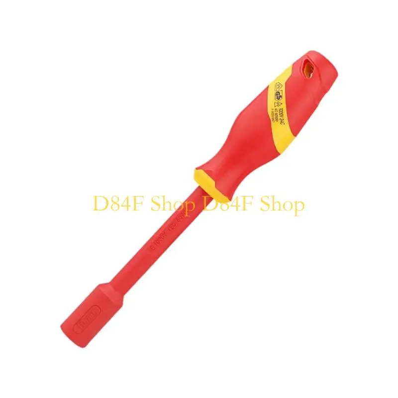 D84F 1000V Insulated Socket Screwdriver Wrench Special Electrical Safety Tool  Multifunctional Hexagon Socket For Electrician