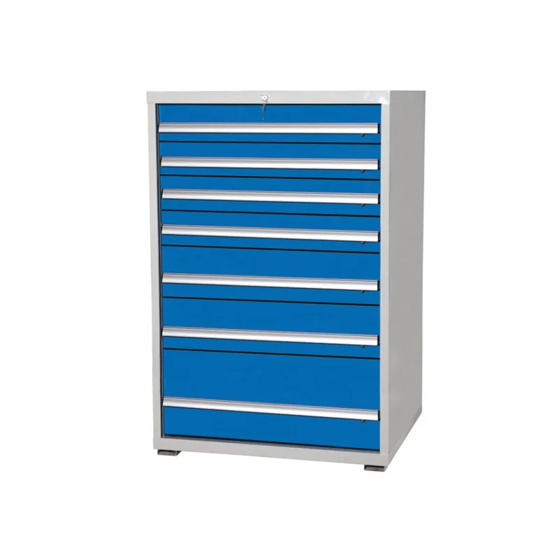 7-Drawer Auto Repair Box Cart Chest Workbench Workshop Tool Trolley Rolling Tool Cabinet With Tools