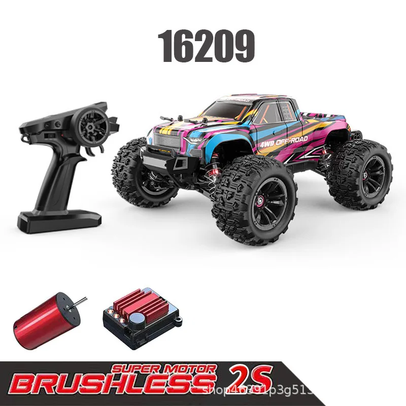 New Mjx Hyper Go 16208/16209 1/16 Brushless Rc Car Hobby 2.4g Remote Control Pickup Truck Model 4wd High-speed Off-road Boy Gift