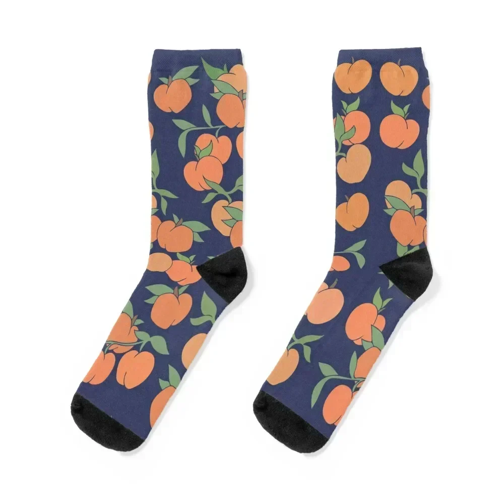

Just Peachy Peaches Socks hip hop essential Climbing New year's Women's Socks Men's cartoon tennis designer Socks Woman Men's