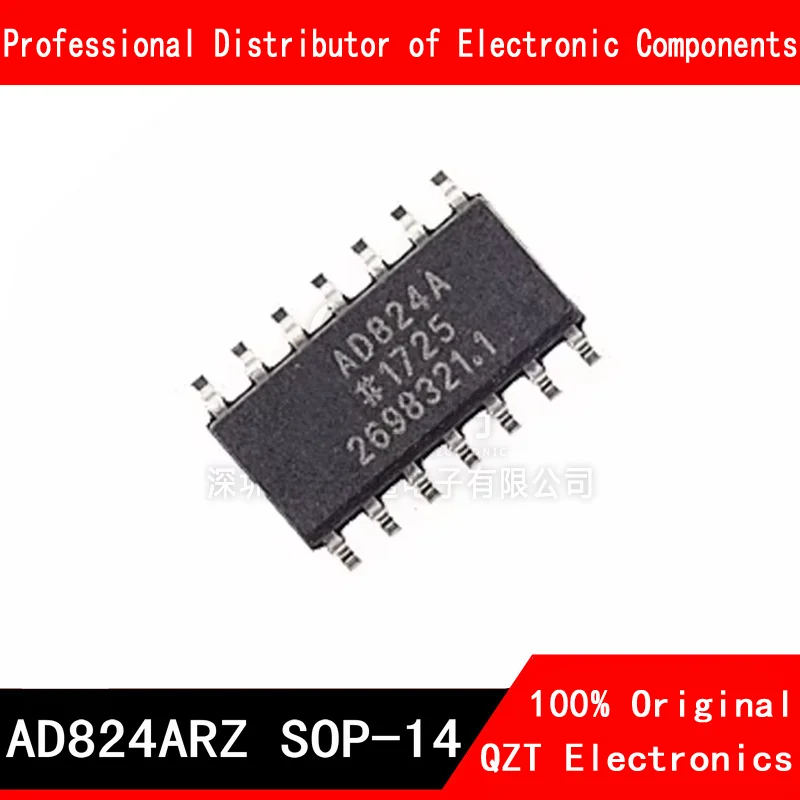 10pcs/lot AD824ARZ SOP AD824 AD824A AD824AR SOP-14 new original In Stock