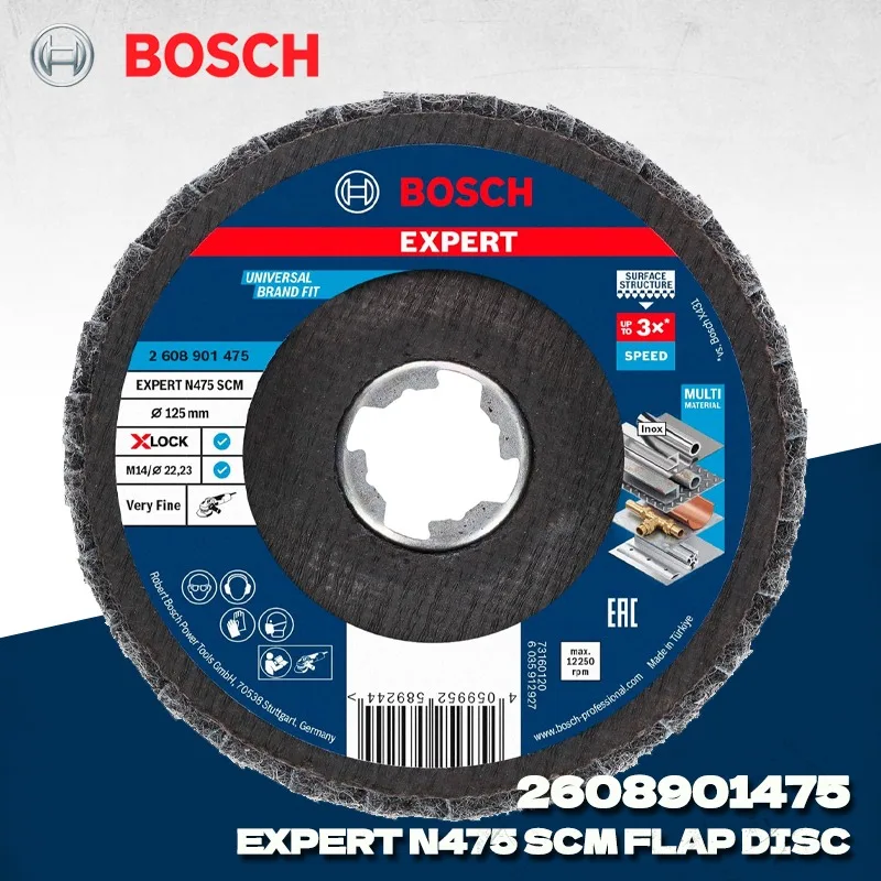 bosch-2608901475-125mm-expert-n475-material-de-condicionamento-de-superficie-x-lock-discos-de-aba-para-folhas-de-aco-acessorios-de-aco-inoxidavel