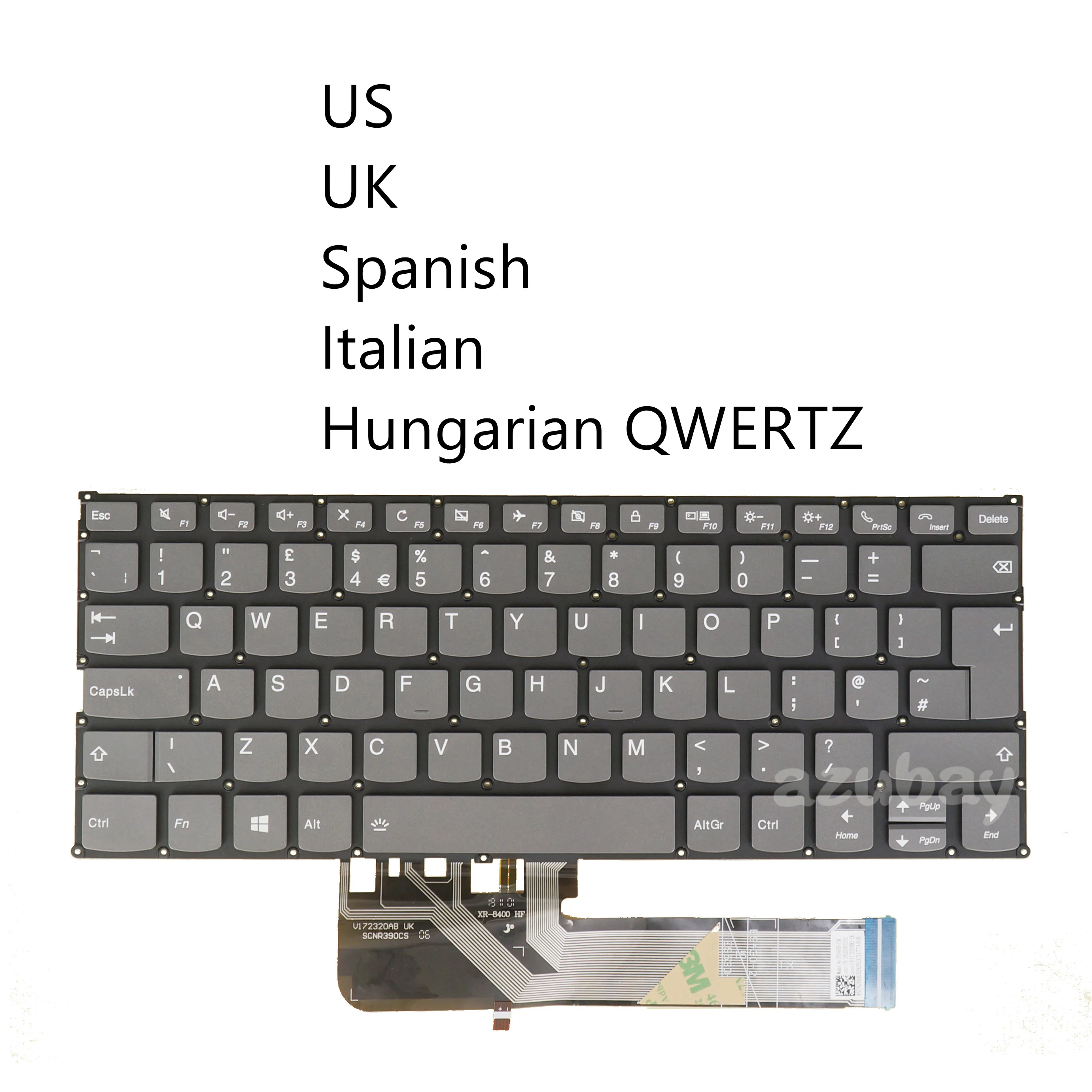 UK SP HU IT Keyboard For Lenovo PD4SB-SP PD4SB-HUN PD4SB-IT PD4SB-UK LCM17J6 SN20Q40796 SN20U63292 SN20U63294 SN20U63423 Backlit