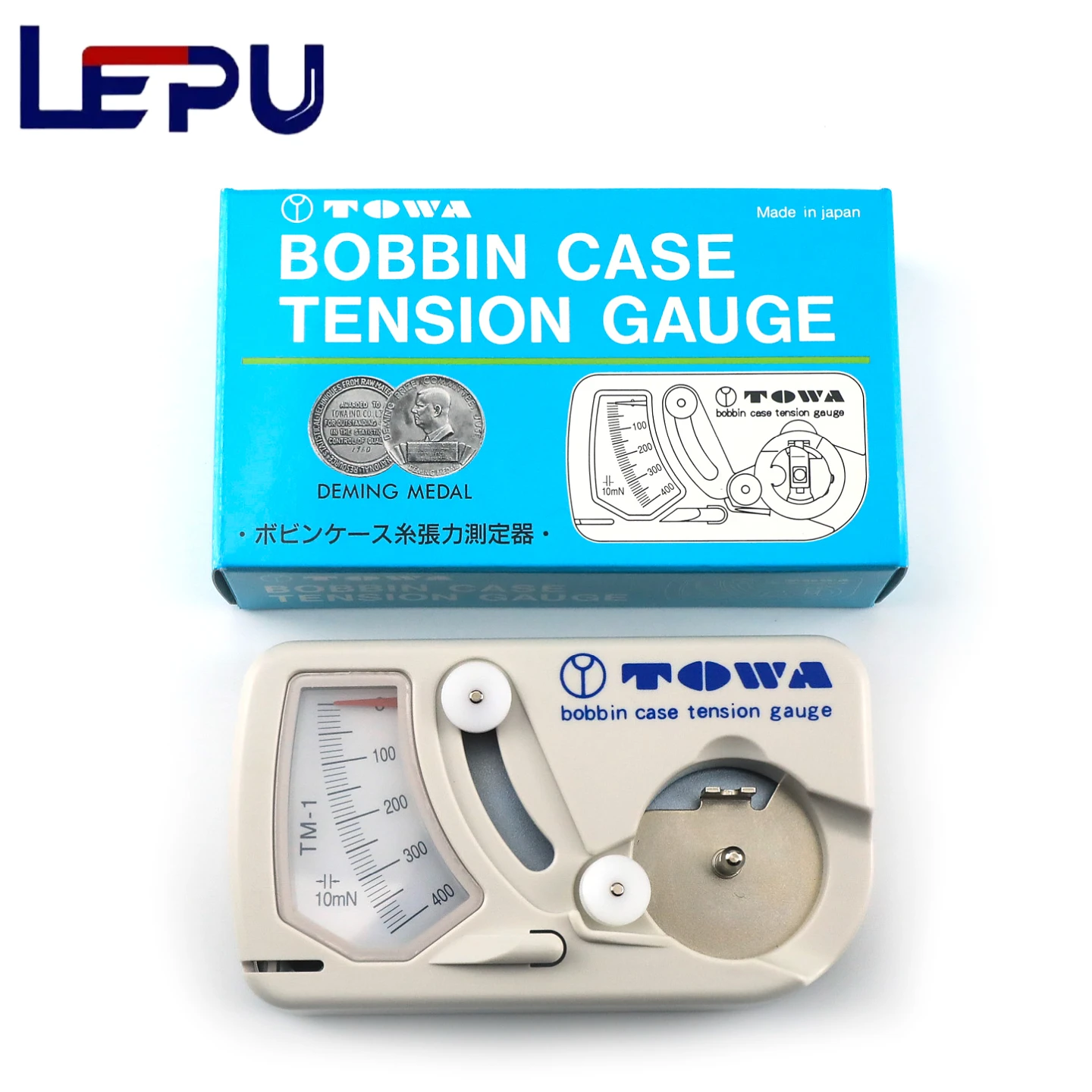 

TOWA TM-1 2.1cm Bobbin Case Tension Gauge Meter Bobbin Measurer & Elasticity Gauge for Computerized Straight Sewing Machines