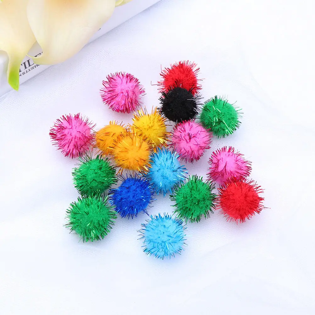 500-pecas-de-pompons-coloridos-para-artesanato-diy-acessorios-para-decoracoes-manuais-bolsas-chaveiros-de-carro-projetos-escolares-e-natal