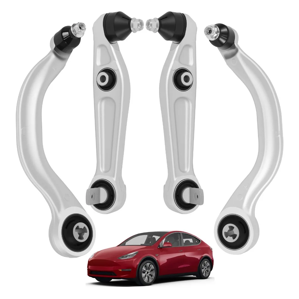 

4PCS Front Left Right Lower Control Arms For Tesla Model Y 2019-24 Suspension Control Arms 188341-00-C 1044354-00-A 1044359-00-A