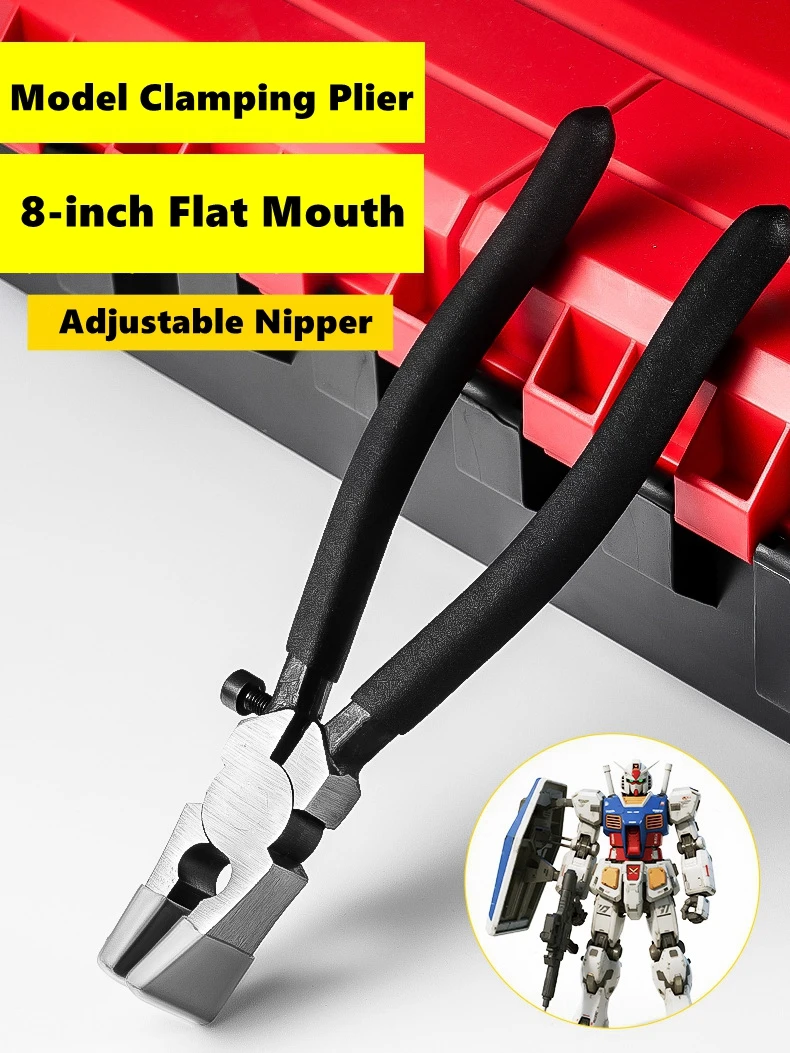 

8-дюймовые зажимные плоскогубцы для модели, инструменты для модели, регулируемые кусачки для плитки, резак для стекла, керамика, практичный выключатель, плоскогубцы для стекла, инструмент «сделай сам»