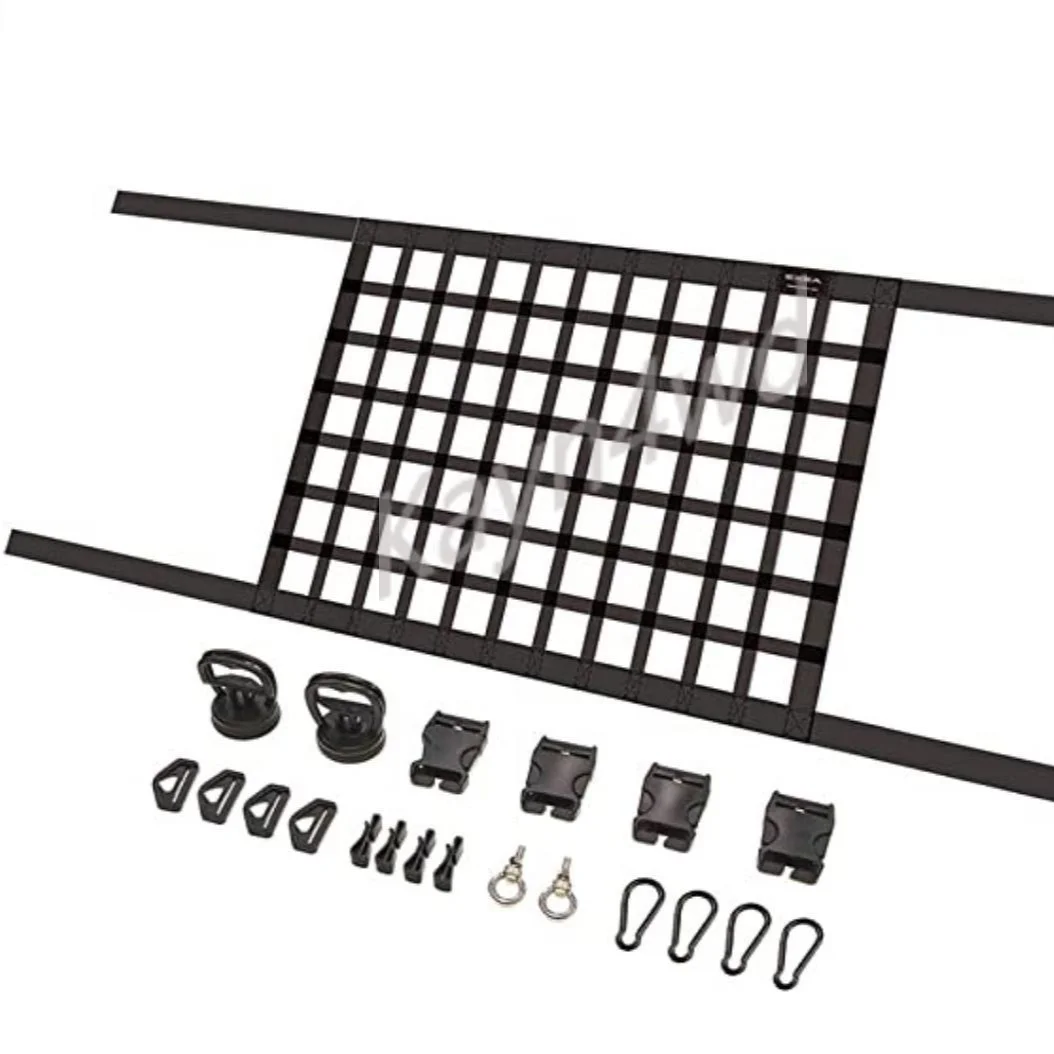 Red de estiba de techo trasero Interior de coche todoterreno, 4x4, para 2019 + SUZUKI Jimny Jb64 Jb74